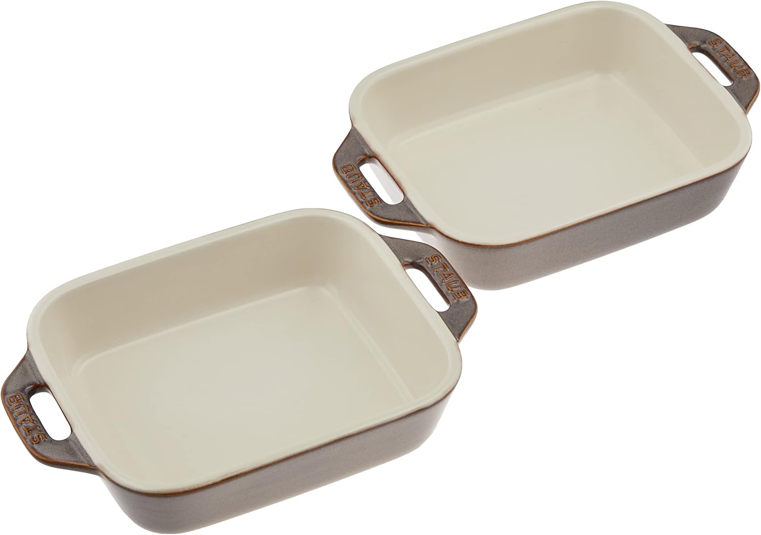 タイムセール ストウブ 鍋 Staub レクタンギュラーディッシュ 14×11cm セラミック 405111 Gratin Dish